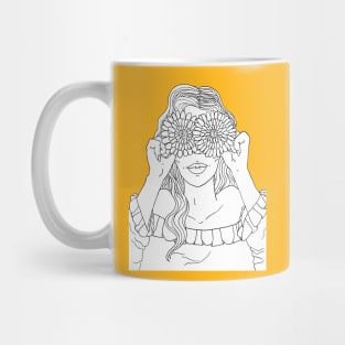 Cute Sunflower Babe Mug